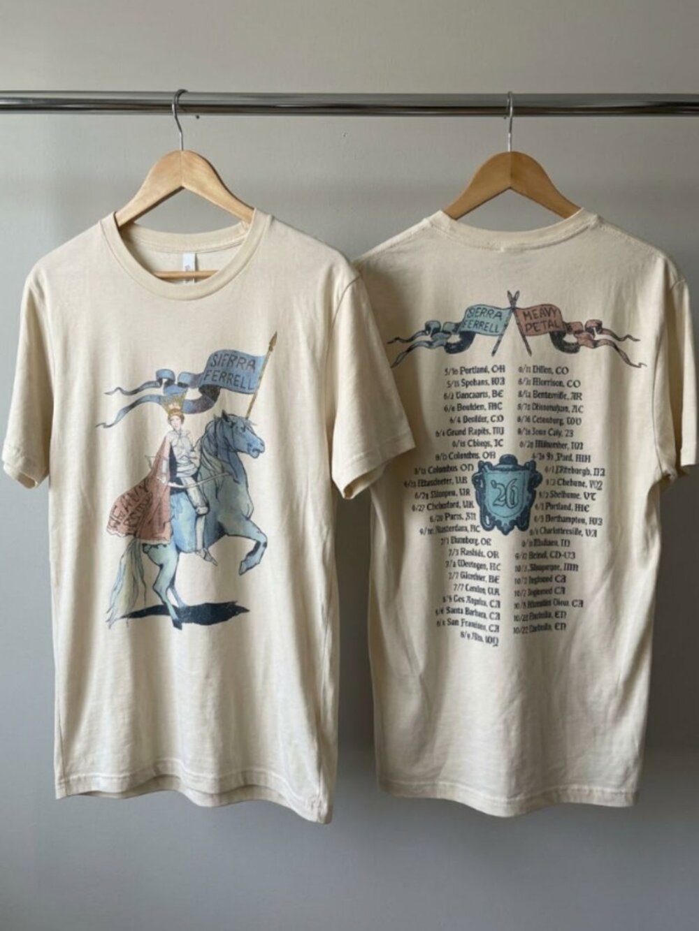 Sierra Ferrell Heavy Petal Tour 2026 Knight T-Shirt Reprint